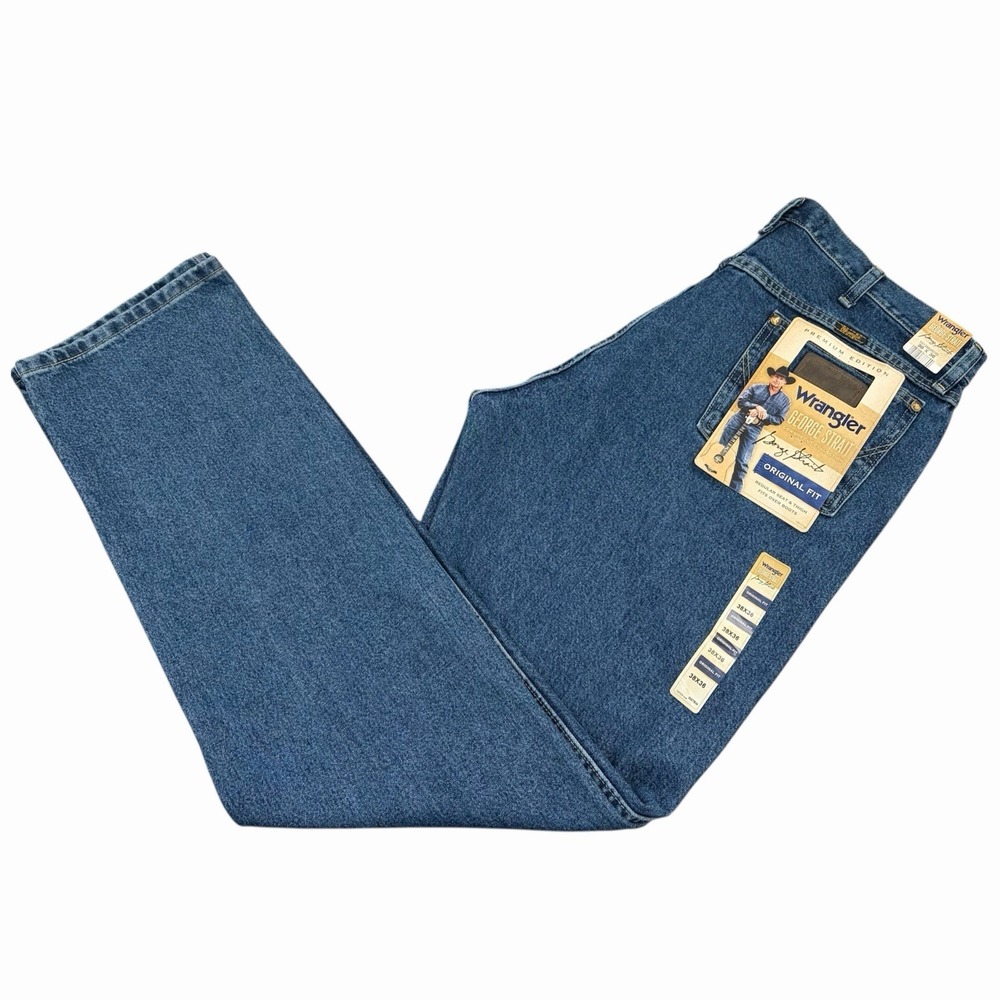 Wrangler Mens 38x36 (37x35) George Strait Cowboy Cut Original Fit Jeans 13MGSHD